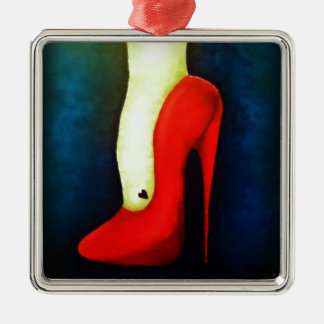 high heel ornament