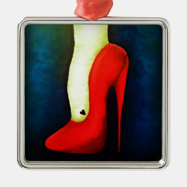 high heel ornament (Front)