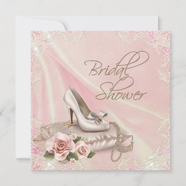 High Heel Shoe Bridal Shower Invitation (Front)