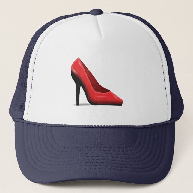 HIgh Heel Shoe - Emoji Trucker Hat (Front)