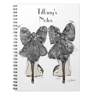 high heel shoe fashion notebook