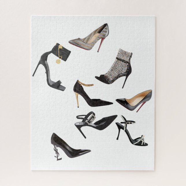 High Heel Shoes Collage Stiletto Jigsaw Puzzle (Vertical)