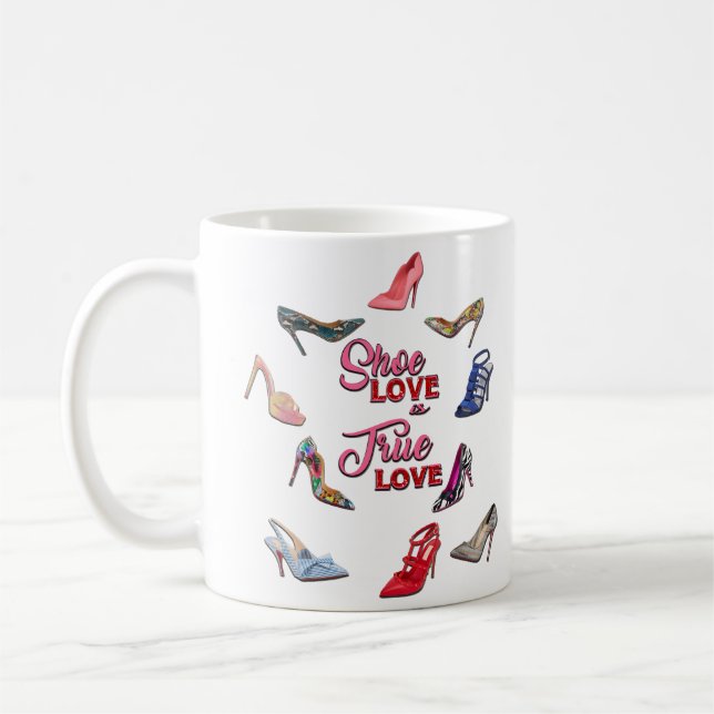 High Heel Shoes Collage Stiletto Pumps Heels Coffee Mug (Left)
