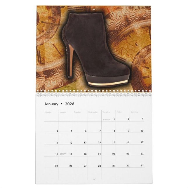 High Heel Shoes Fashion Calendar 2014 (Jan 2026)