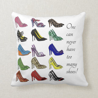 High Heel Shoes II Throw Pillow