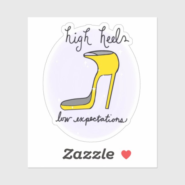 High Heel Sticker (Sheet)