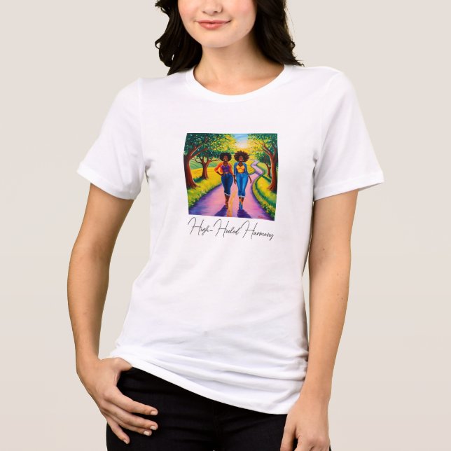 High-Heeled Harmony Tri-Blend Shirt (Front)