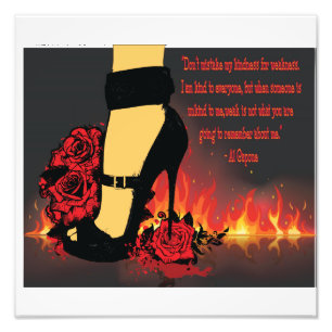 High Heels & Al Capone Photo Print