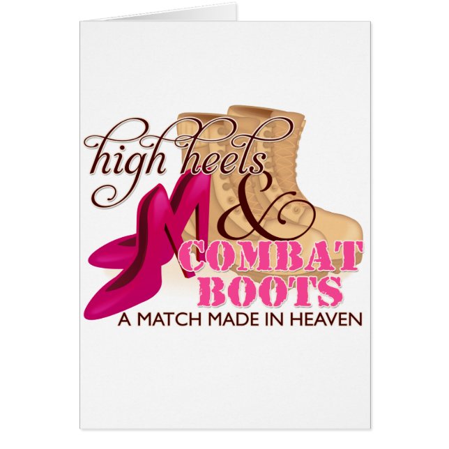 High Heels and Combat Boots (Desert) (Front)