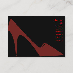 High Heels - Chubby Business Card