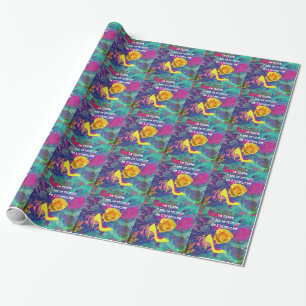 High heels, fashion quote wrapping paper
