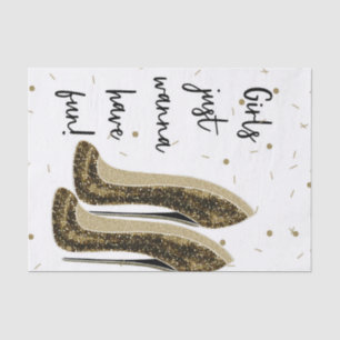 High Heels Fashion Shoes Glam Beauty Sweet 16 Tissue Paper