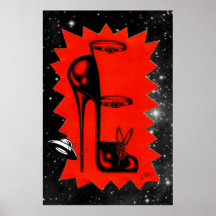 High Heels in the Heavens Poster
