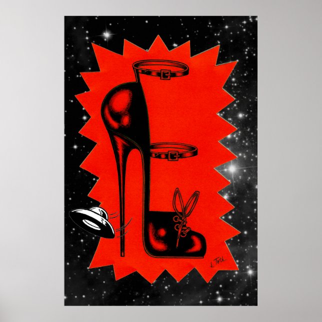 High Heels in the Heavens Poster (Front)