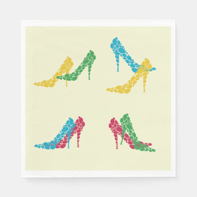 High Heels Paper Napkins (Front)