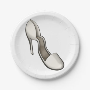 High Heels Paper Plate