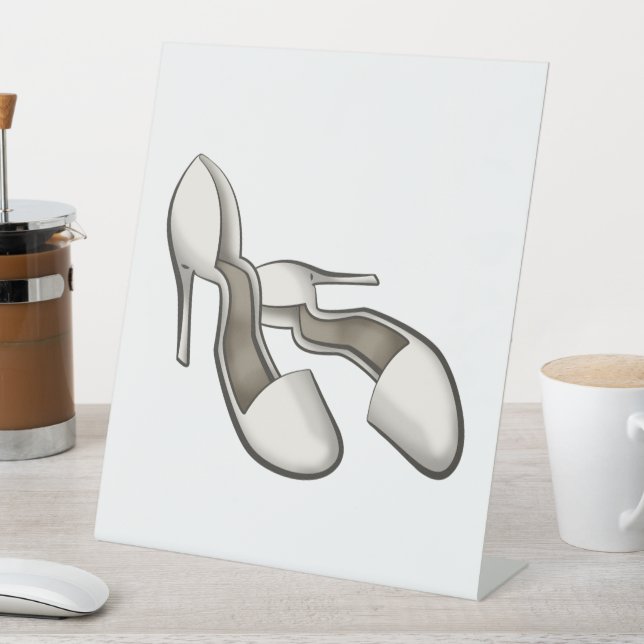 High Heels Pedestal Sign (In SItu)