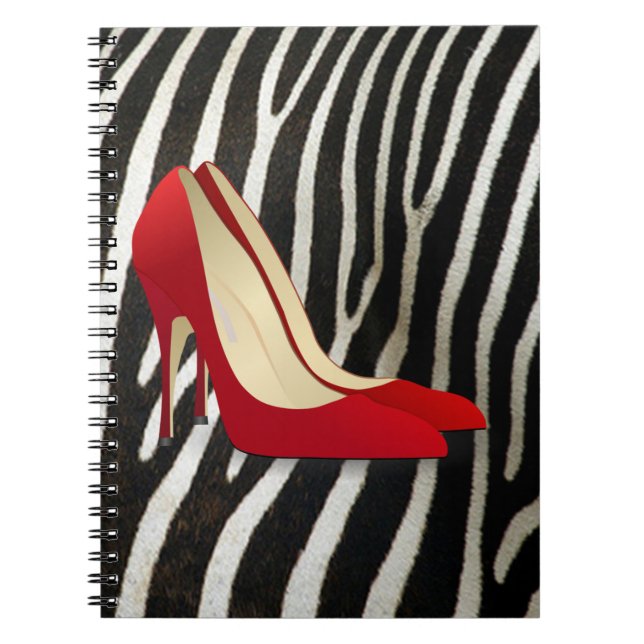 high heels red notebook (Front)