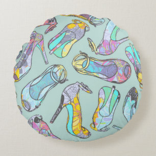 High Heels Round Cushion