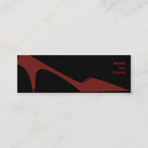 High Heels - Skinny Mini Business Card