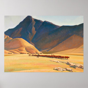 High Hills of Tehachapi, 1936 by Maynard Dixon Poster