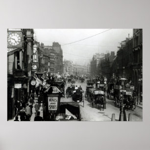 High Holborn, London, c.1890 Poster