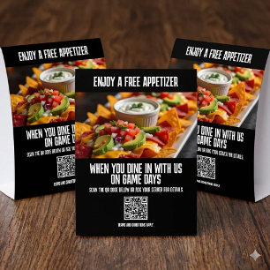 High Impact Restaurant Dining Game Day Offer