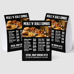 High Impact Restaurant Dining Specials Menu