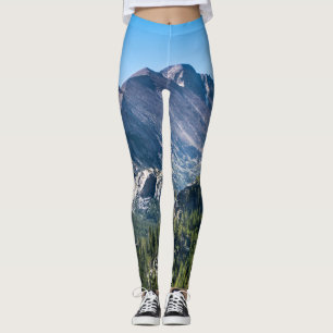 High In The Mountains Alpine Scene Leggings