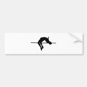 High Jump Bumper Sticker