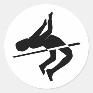 High Jump Classic Round Sticker