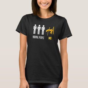 High Jump Jumping Jumper Track And Field Normal Pe T-Shirt