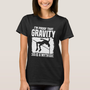 High Jumper Cleats Track & Field Practice High Jum T-Shirt