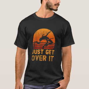 High Jumping Just Get Over Its Vintage Retro Sunse T-Shirt