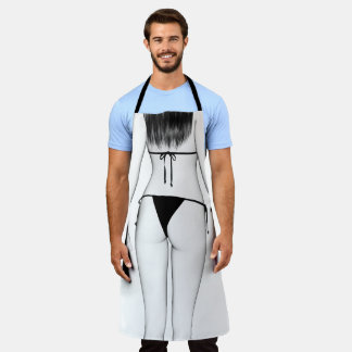 High Key Girl in Bikini Apron