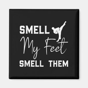 High Kick Martial Arts Humour Kicker Silhouette Magnet