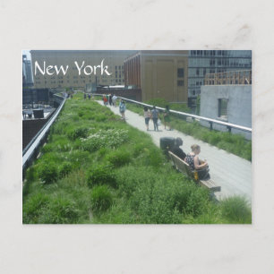 high line ny postcard