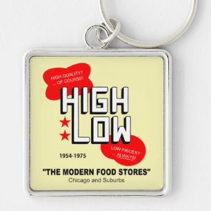 High Low Grocery Stores, Chicago and Suburbs, IL Key Ring