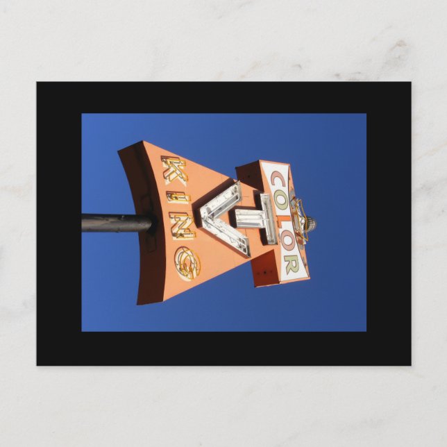High Neon Style Sign Postcard (Front)