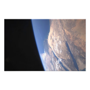 High oblique scene photo print