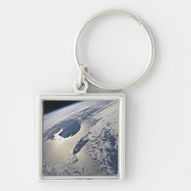 High-oblique view of the Gaspe Peninsula Key Ring (Front)