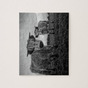 High Park Cow Mono Jigsaw Puzzle