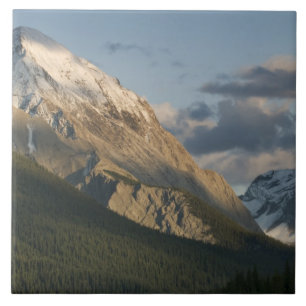 High peak near Maligne Lake, Jasper National Ceramic Tile