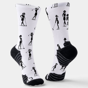 High-Performance Athletic Crew Golf Socks