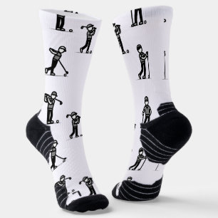 High-Performance Athletic Crew Golf Socks