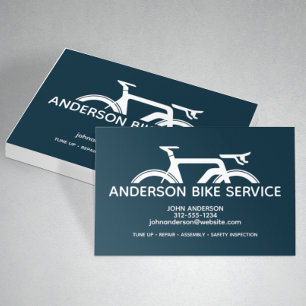 High Performance Bike Repair Maintenance Coaching Business Card