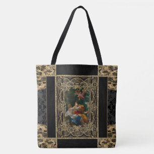 High Permission Baroque Elegant Girly Pattern II Tote Bag