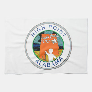 HIGH POINT ALABAMA  CHEAHA MT. TEA TOWEL