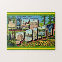 High Point NC 11x14 Postcard