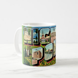 High Point North Carolina Postcard Coffee Mug